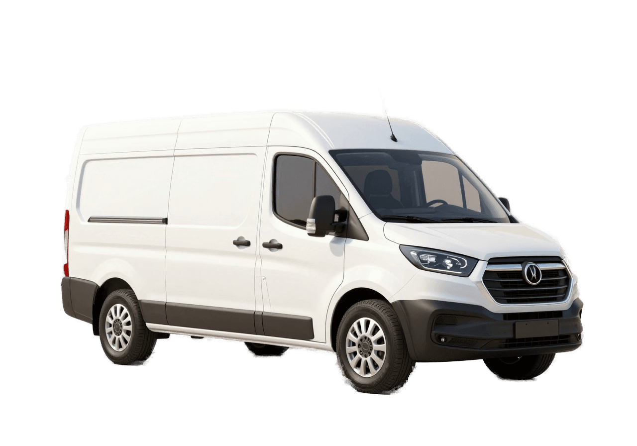 Bijeli VW Caddy Maxi kombi, bočni pogled